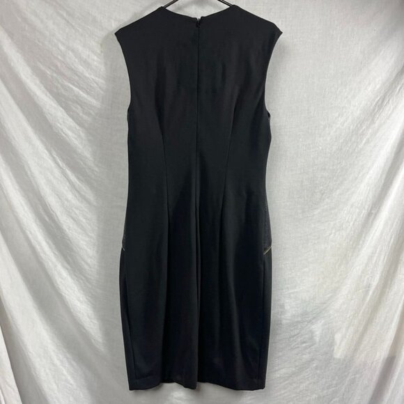 Cache Y2K Bodycon Dress Womens 14 Snakeskin Zipper Edge Curvy Punk Going Out - Picture 8 of 15